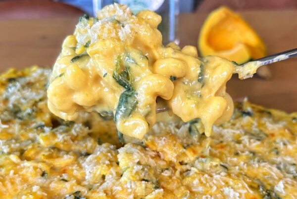 vegan Mac and cheese alla zucca