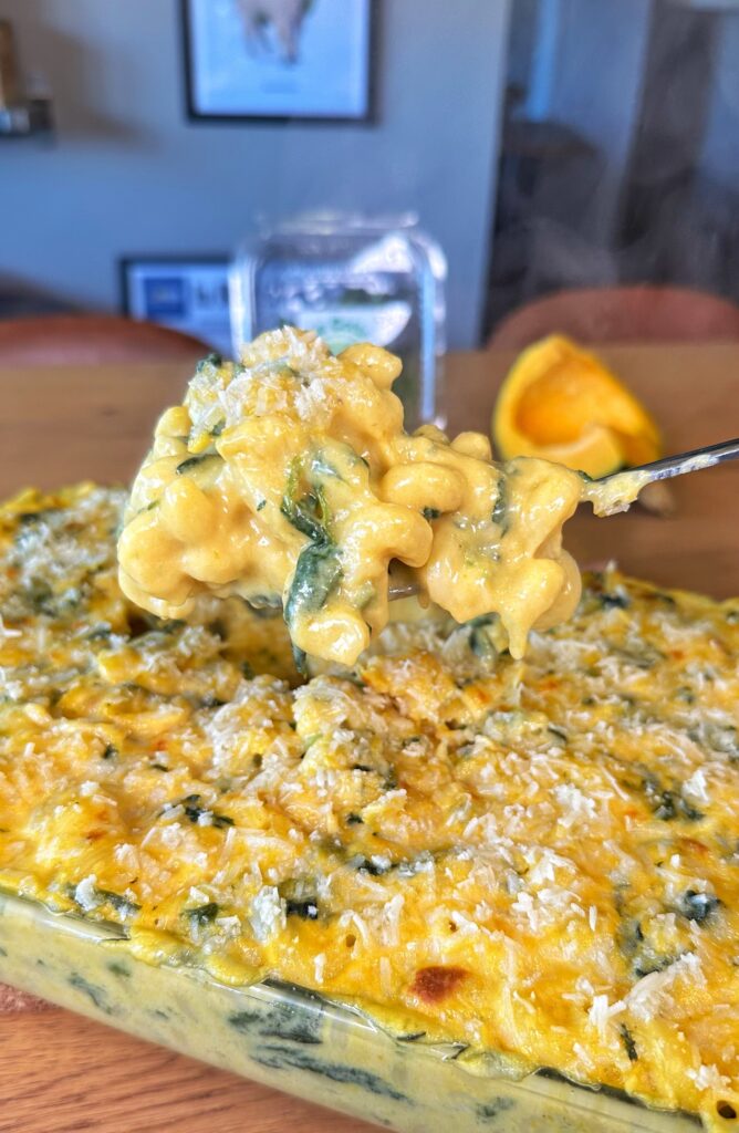 vegan Mac and cheese alla zucca